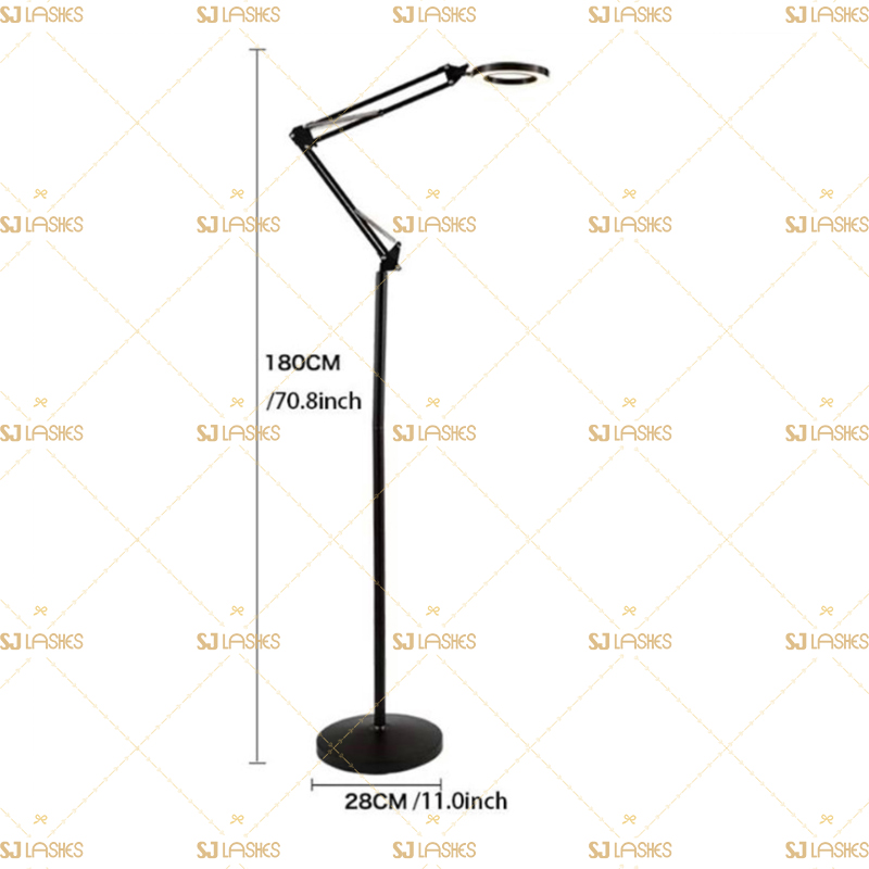 Floor Standing Led Lamp for Eyelash Extension #TCDL03