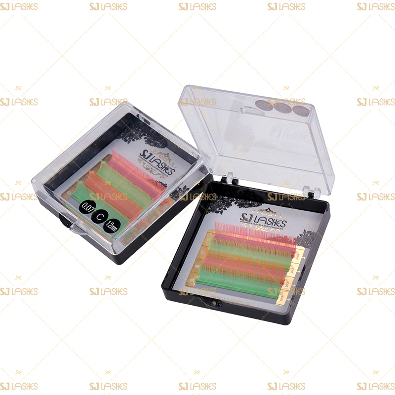 UV Neon Fluorescent Colorful Lashes