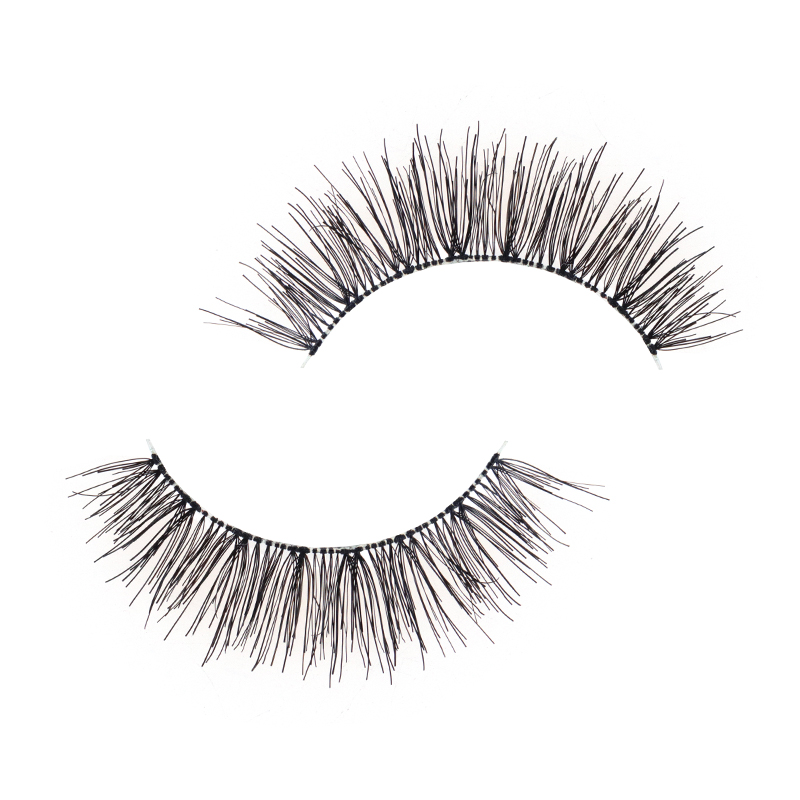 Soft Clear Band Human Hair Lashes #RH13