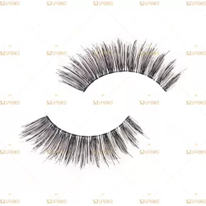 Soft Clear Band Human Hair Lashes #RH15
