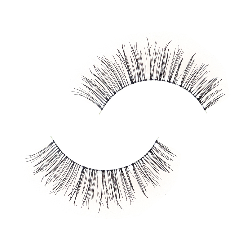 Soft Clear Band Human Hair Lashes #RH16