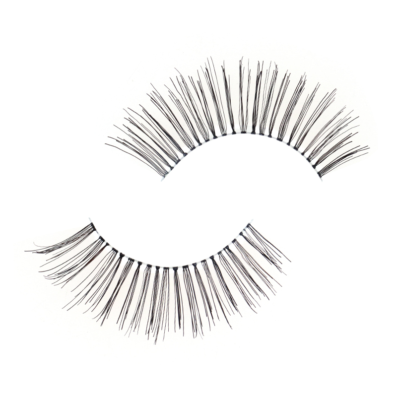 Soft Clear Band Human Hair Lashes #RH18