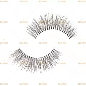 Soft Clear Band Human Hair Lashes #RH20