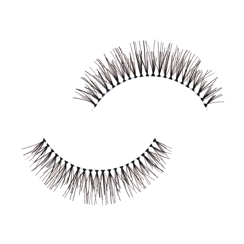 Soft Clear Band Human Hair Lashes #RH25