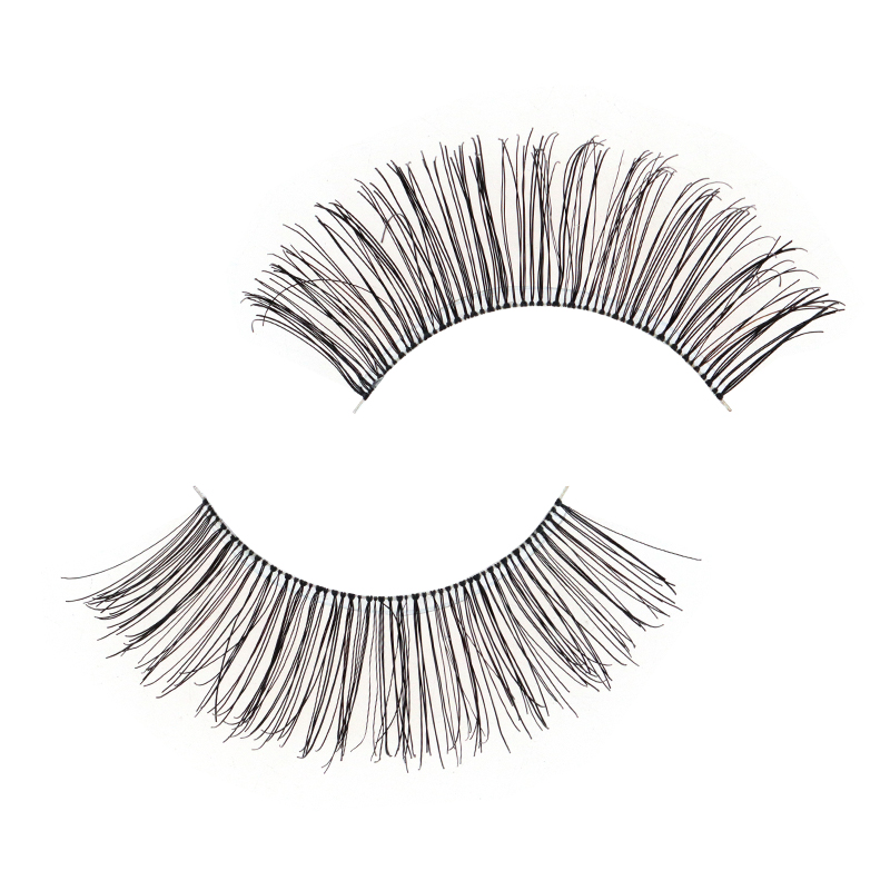 Soft Clear Band Human Hair Lashes #RH28