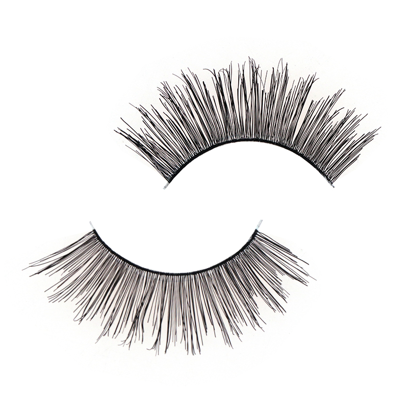 Soft Clear Band Human Hair Lashes #RH29