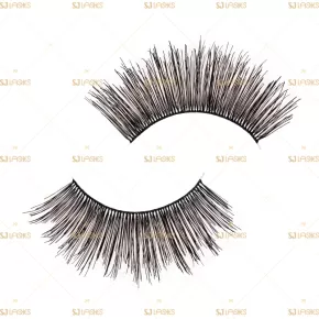 Soft Clear Band Human Hair Lashes #RH32