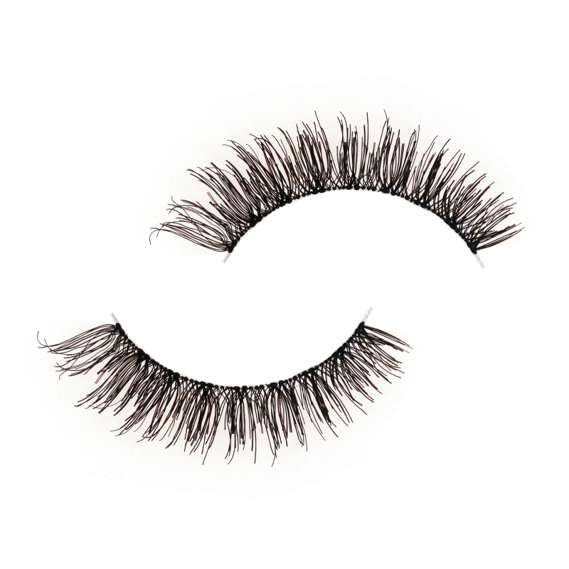 Soft Clear Band Human Hair Lashes #RH40