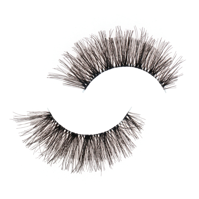 Soft Clear Band Human Hair Lashes #FH01