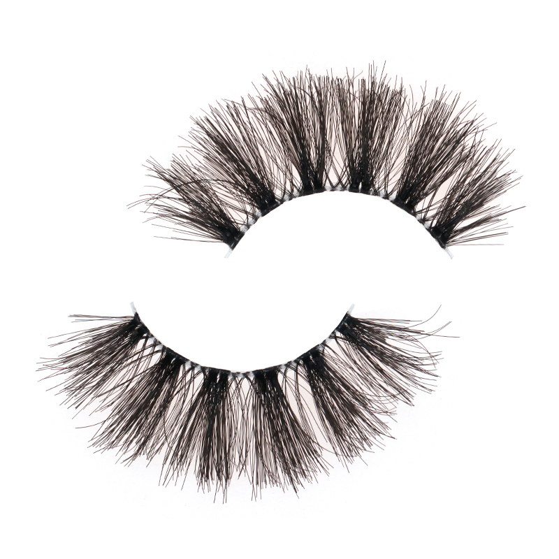 Soft Clear Band Human Hair Lashes #FH09