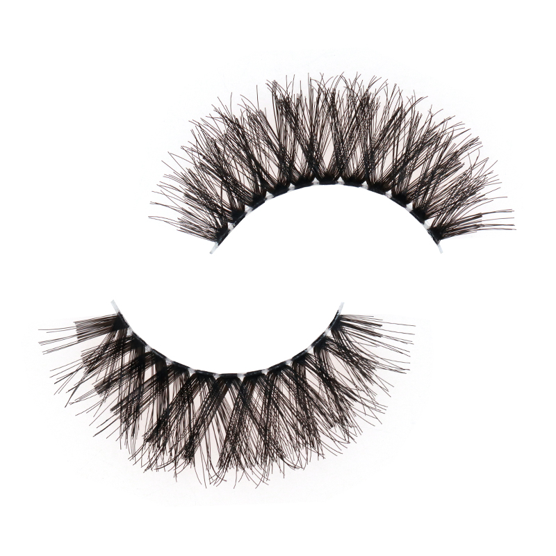 Soft Clear Band Human Hair Lashes #FH11