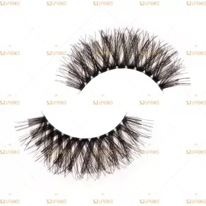 Soft Clear Band Human Hair Lashes #FH11