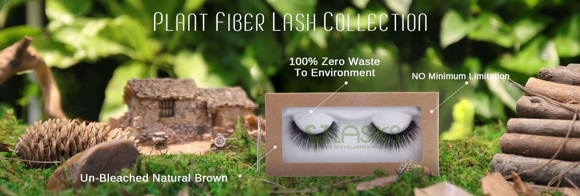 Hemp Derived Plant Fibre 3D/5D Lashes with Custom Option