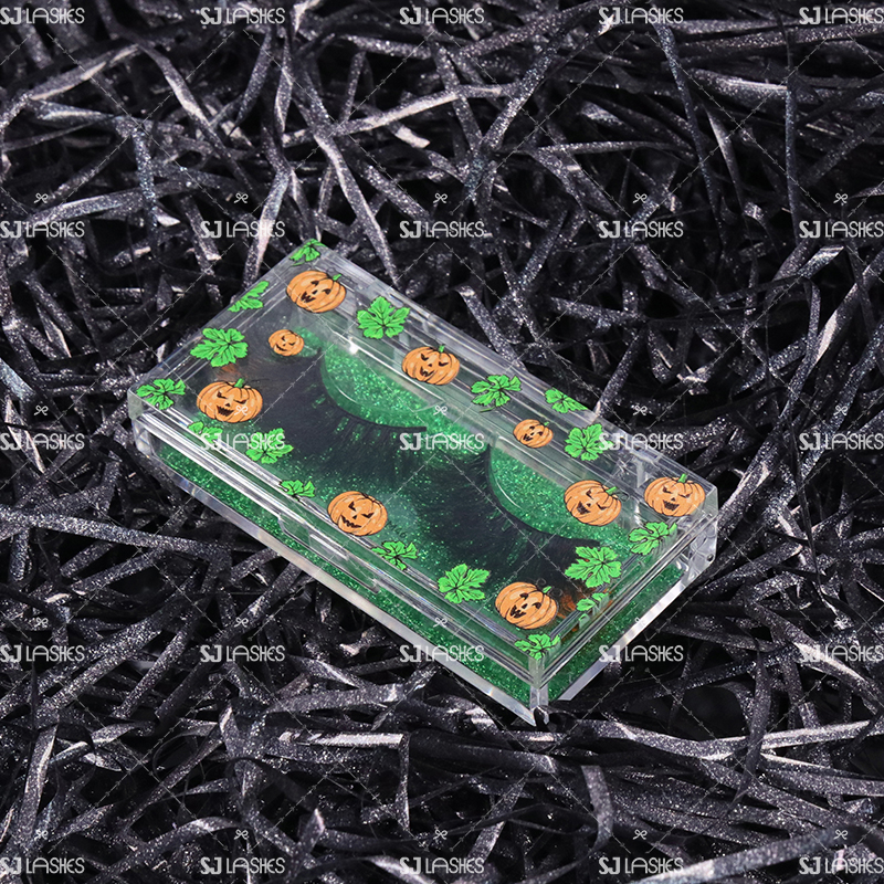 Acrylic Clear Lash Case for Halloween #SJHY06