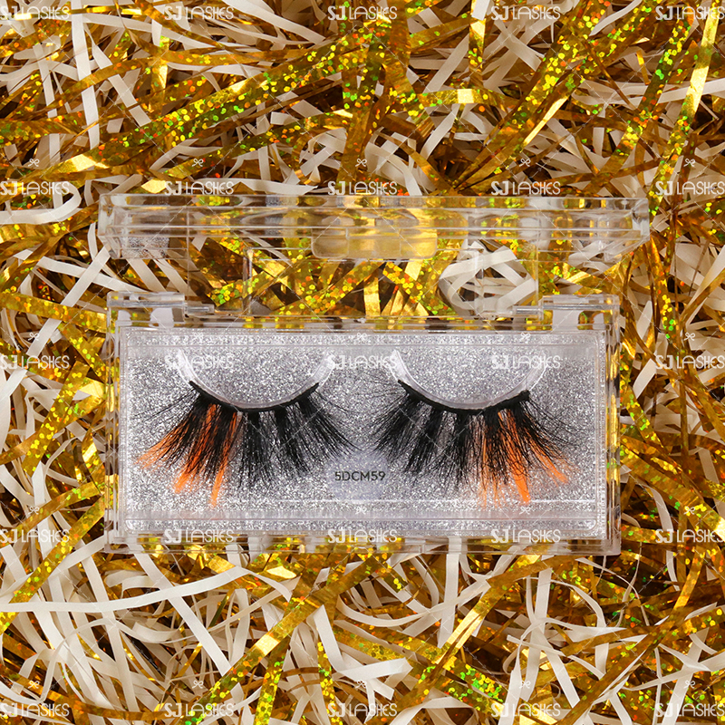 Acrylic Clear Lash Case for Halloween #SJHY13