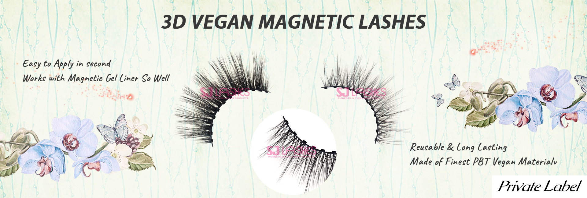 3D Vegan Magnetic Lashes