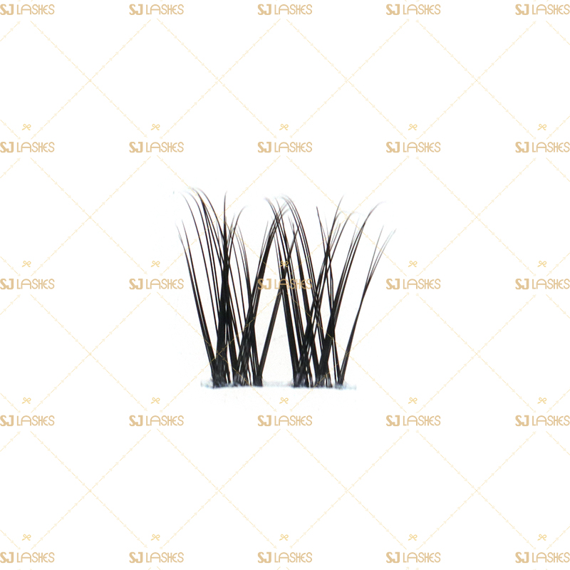 Wholesale Knot-Free Cluster Individual Lashes #PDIY01 Private Label