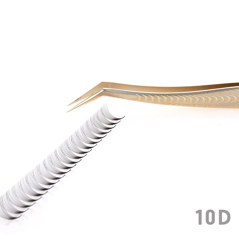 10D Wide Fan Lashes with Short Steam Middle Tape