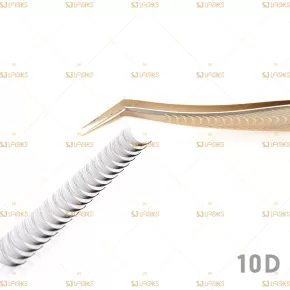 10D Wide Fan Lashes with Short Steam Middle Tape