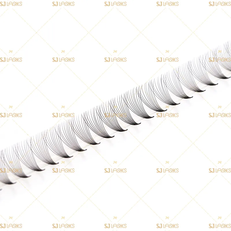 10D Wide Fan Lashes with Short Steam Middle Tape