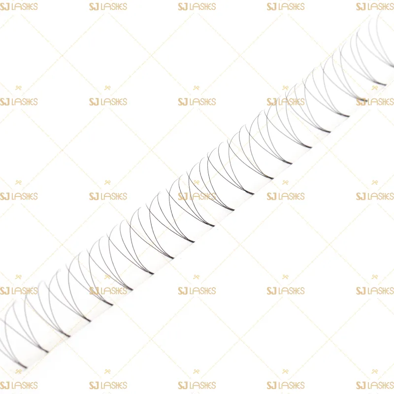 3D Wide Fan Lashes with Long Steam Roots Tape