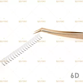 6D Wide Fan Lashes with Long Steam Roots Tape