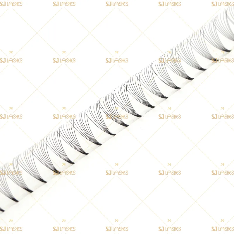 8D Wide Fan Lashes with Long Steam Roots Tape