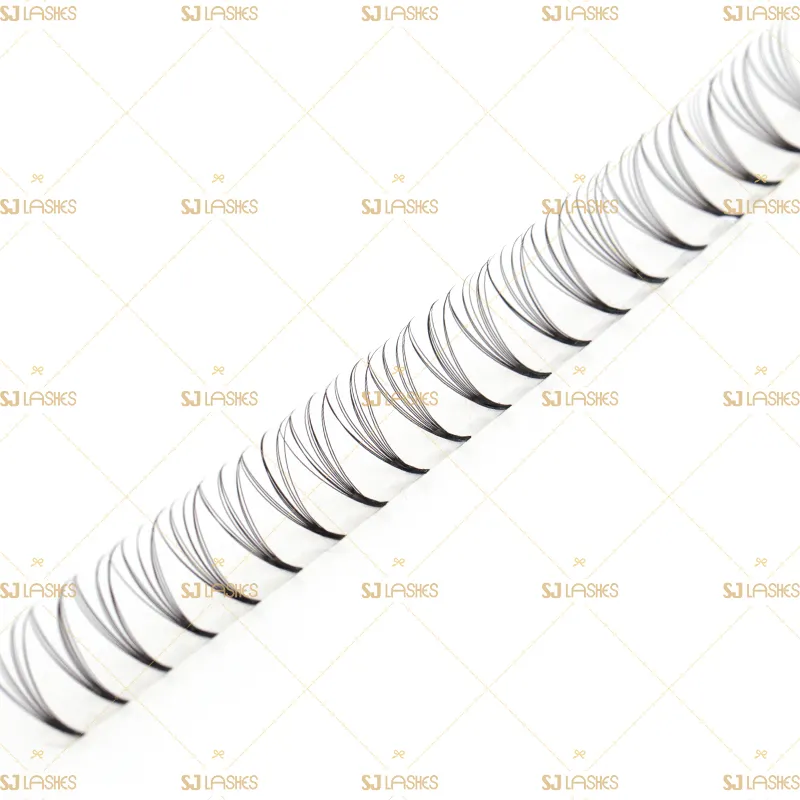 10D Wide Fan Lashes with Long Steam Roots Tape