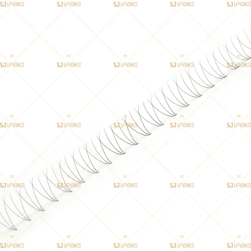 3D Narrow Fan Lashes with Short Steam Middle Tape