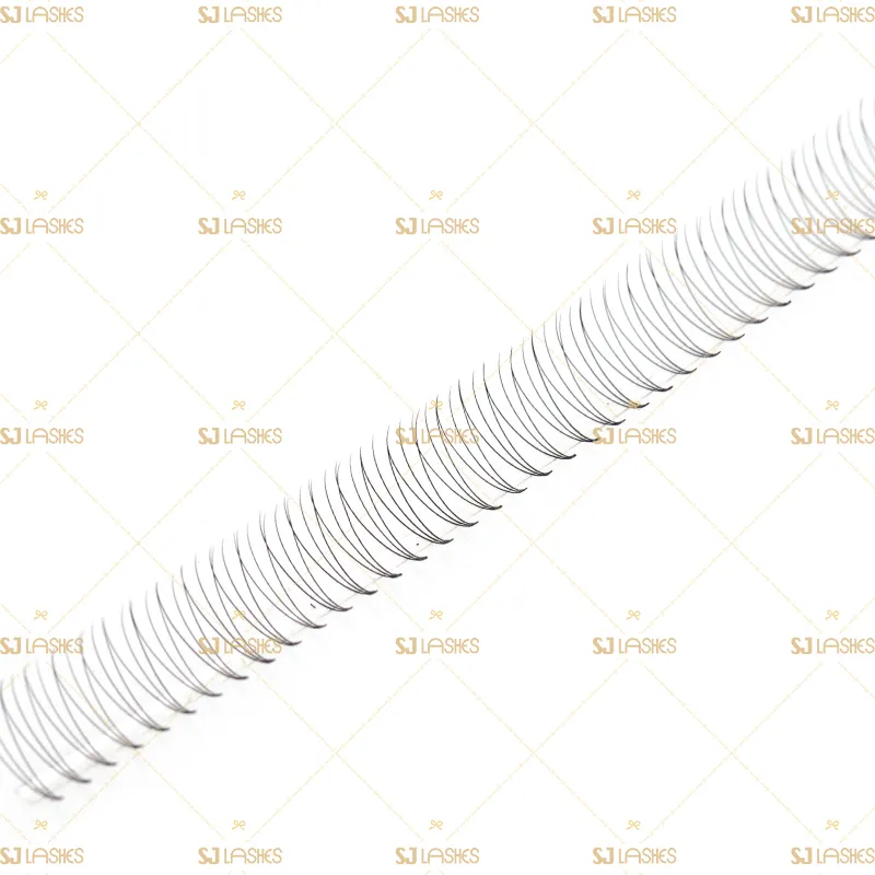 3D Narrow Fan Lashes with Short Steam Middle Tape