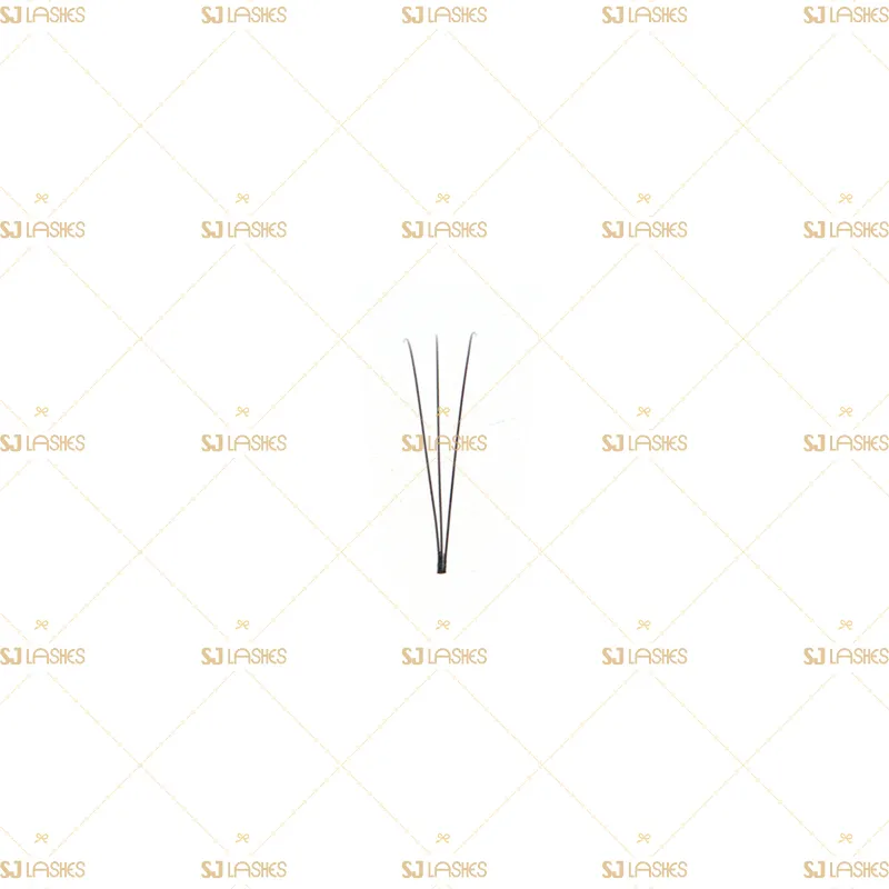 3D Narrow Fan Lashes with Short Steam Middle Tape