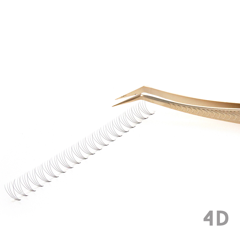 4D Narrow Fan Lashes with Short Steam Middle Tape