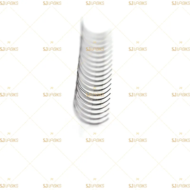 4D Narrow Fan Lashes with Short Steam Middle Tape