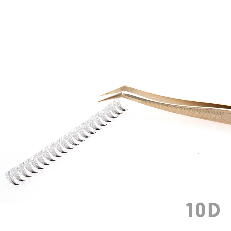10D Narrow Fan Lashes with Short Steam Middle Tape