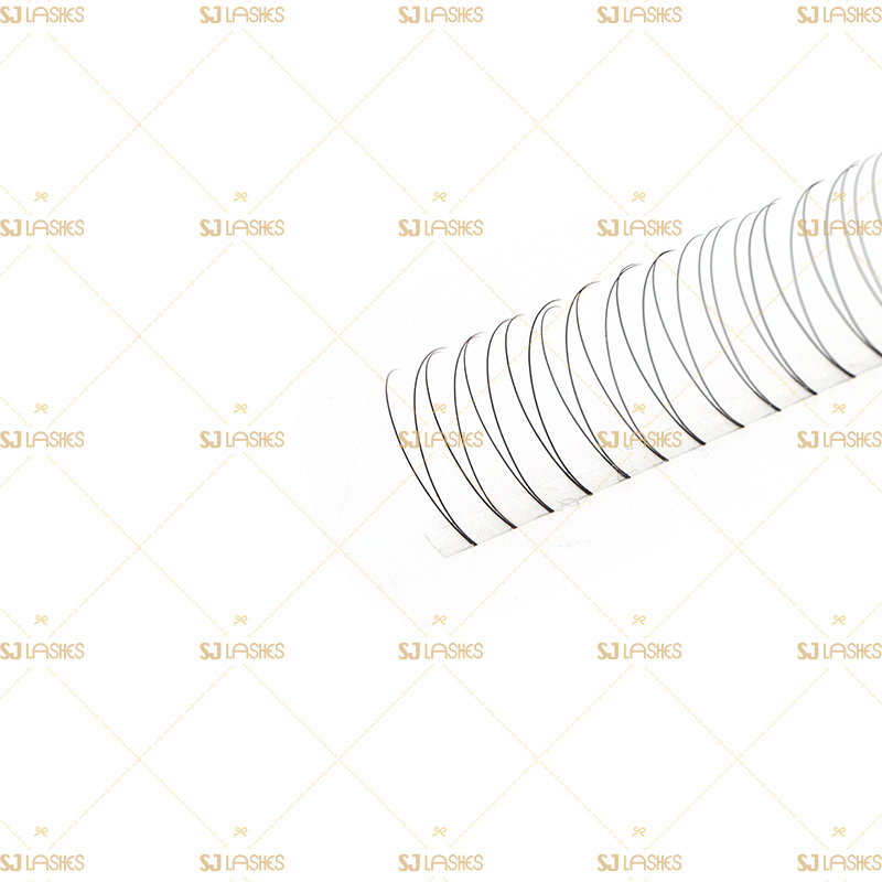 2D Narrow Fan Lashes with Long Steam Roots Tape