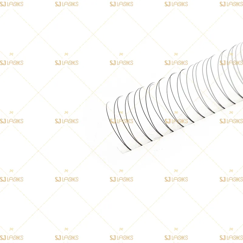 2D Narrow Fan Lashes with Long Steam Roots Tape