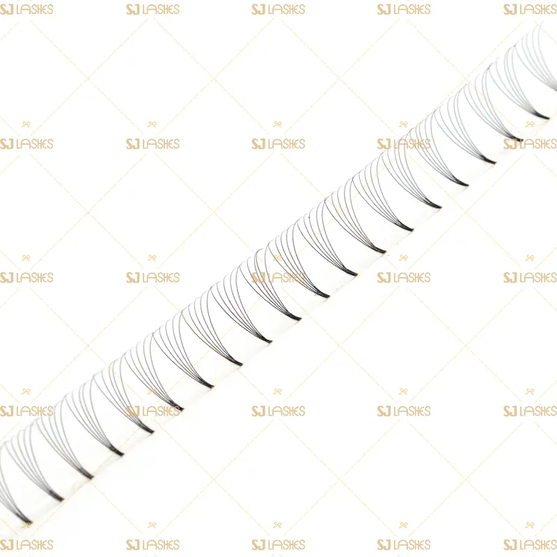 5D Narrow Fan Lashes with Long Steam Roots Tape