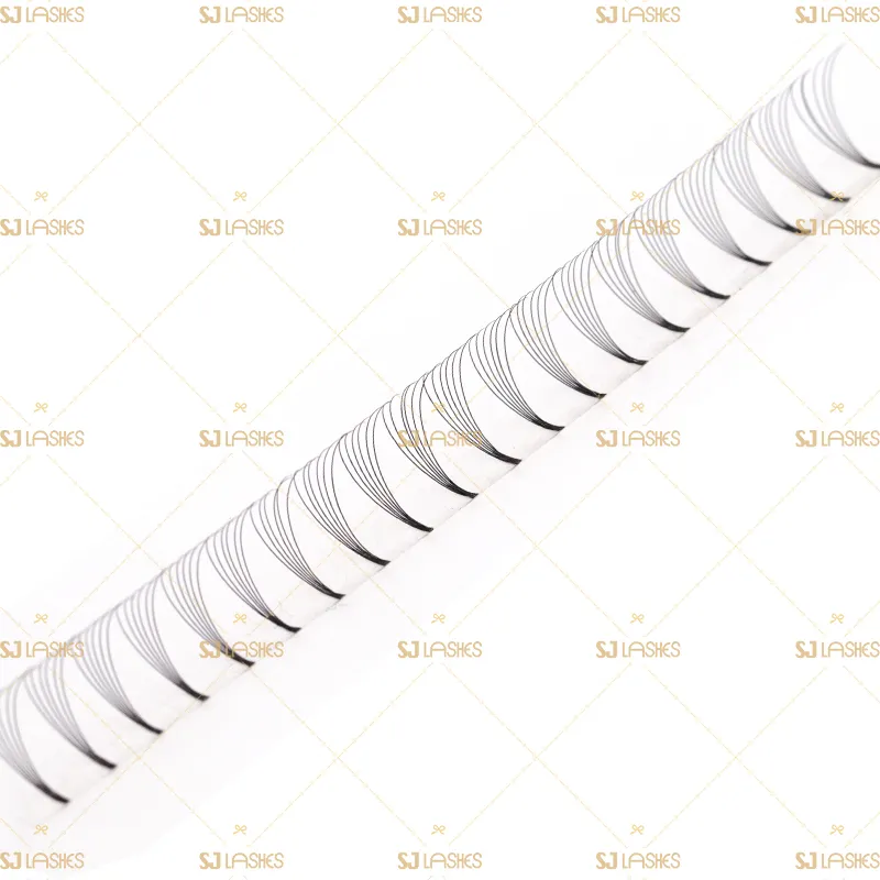 6D Narrow Fan Lashes with Long Steam Roots Tape