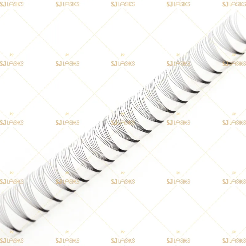 8D Narrow Fan Lashes with Long Steam Roots Tape