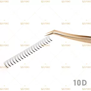 10D Narrow Fan Lashes with Long Steam Roots Tape