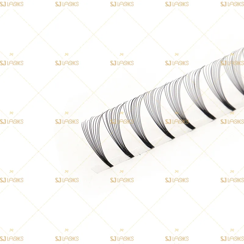 10D Narrow Fan Lashes with Long Steam Roots Tape