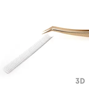 3D Narrow Fan Lashes with Long Steam Middle Tape