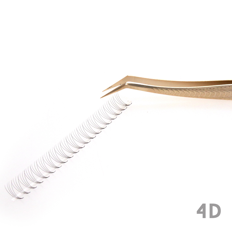 4D Narrow Fan Lashes with Long Steam Middle Tape