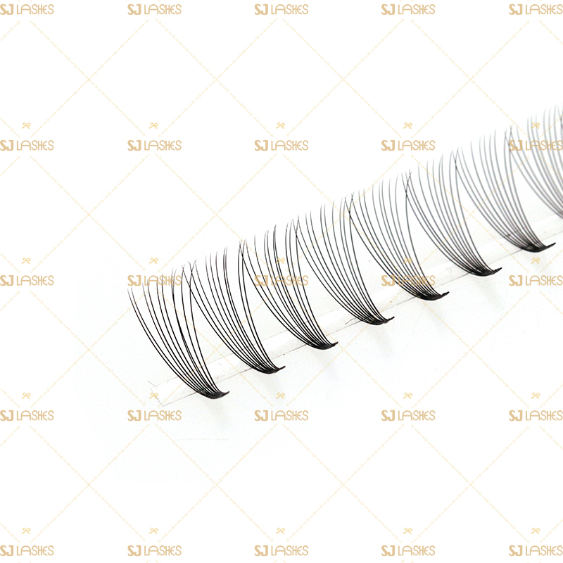 10D Narrow Fan Lashes with Long Steam Middle Tape