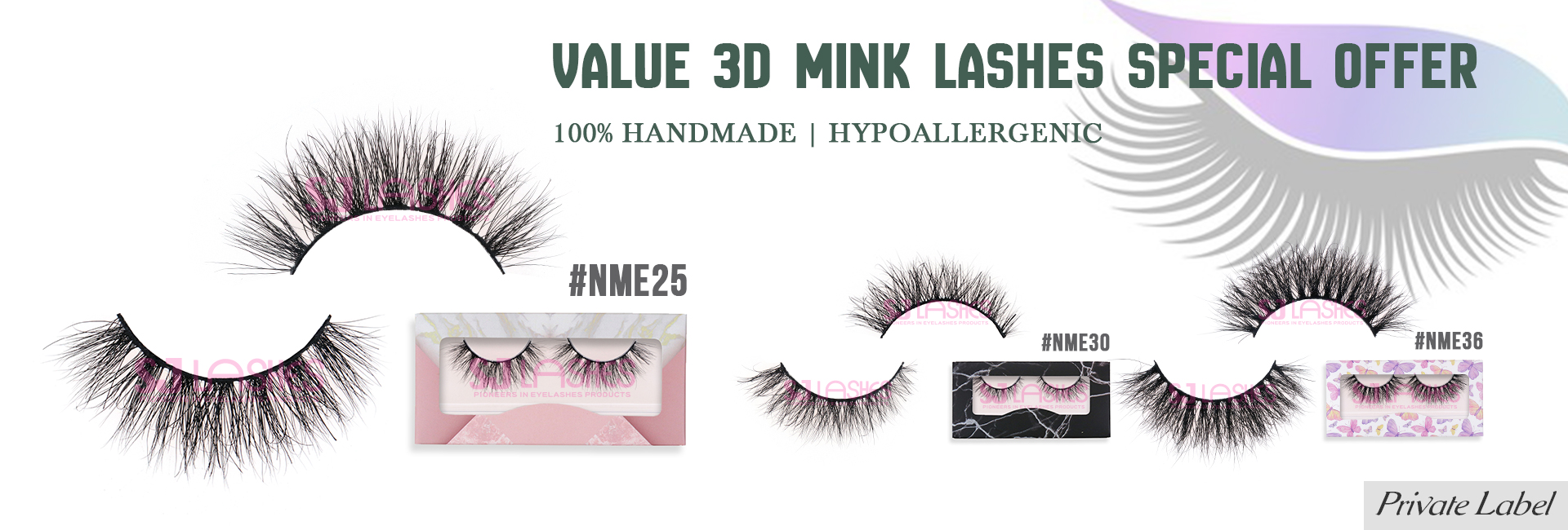 3D Vegan Mink lashes