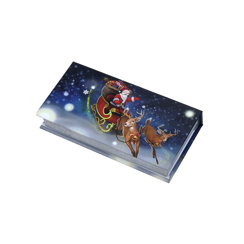 Custom Christmas Magnetic Closure Gift Lash Box #SJCL03