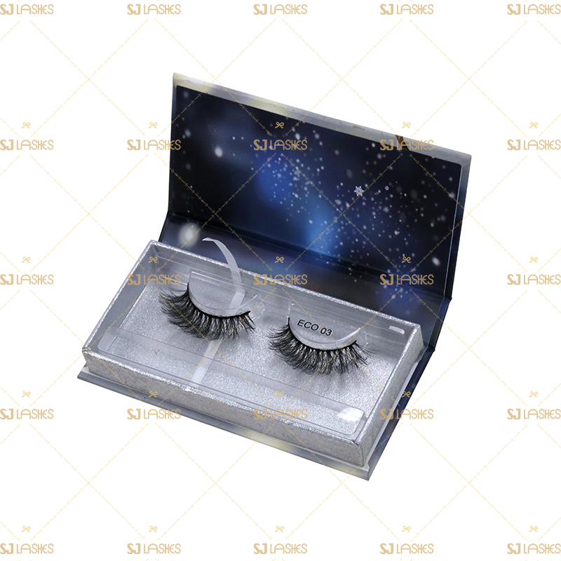 Custom Christmas Magnetic Closure Gift Lash Box #SJCL03