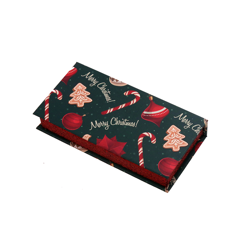 Custom Christmas Magnetic Closure Gift Lash Box #SJCL04