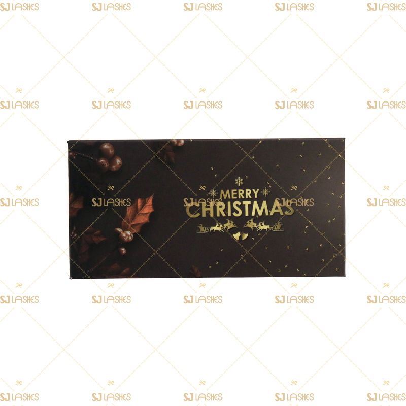 Custom Christmas Magnetic Closure Gift Lash Box #SJCL05