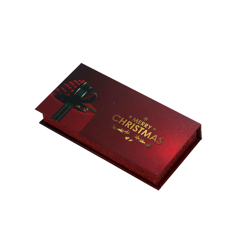 Custom Christmas Magnetic Closure Gift Lash Box #SJCL06